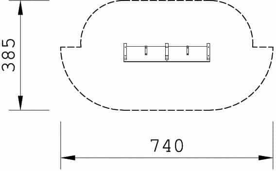 906181300_Boulderwand_uebersteigschutzGrundrissModel1