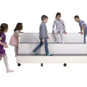 Scenetrappe stor m. opbevaring